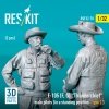 RESKIT RSF32-0069 F-105 (F, G) Thunderchief male pilots (in a standing position - type 1) (2 pcs) (3D Printed) 1/32